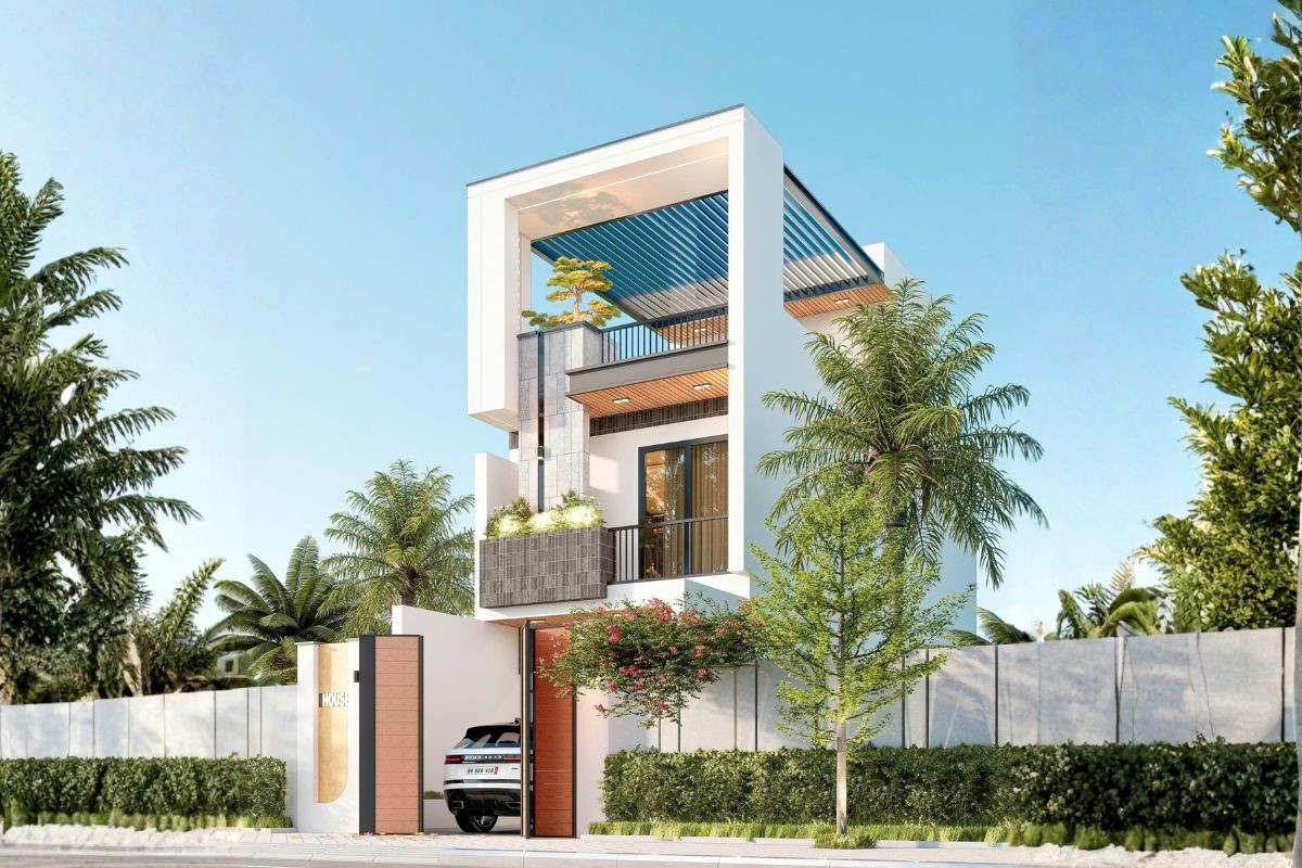 10 ý tưởng thiết kế mặt tiền nhà phố vừa đẹp vừa thoáng sáng- Ảnh 30.