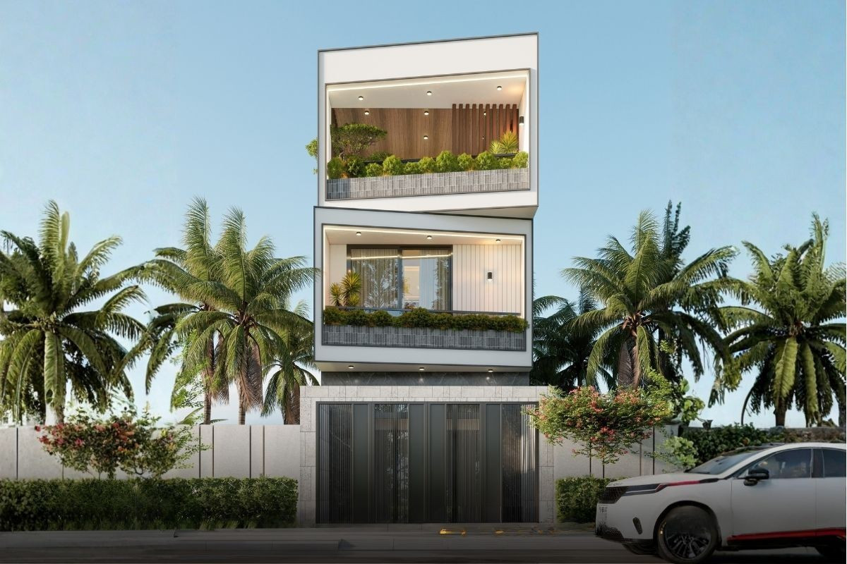 10 ý tưởng thiết kế mặt tiền nhà phố vừa đẹp vừa thoáng sáng- Ảnh 9.