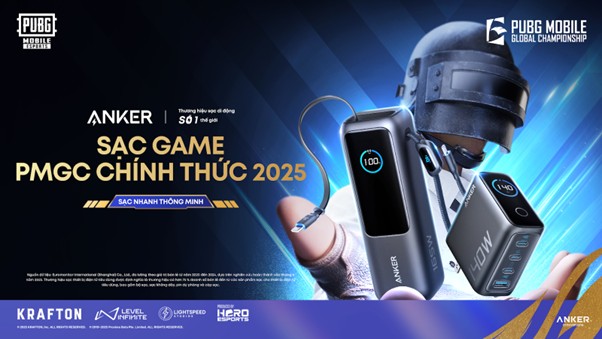 Tin vui cho giới esport: Anker hợp tác PUBG MOBILE, đưa công nghệ sạc thông minh bước vào đấu trường PMGC 2025- Ảnh 1.