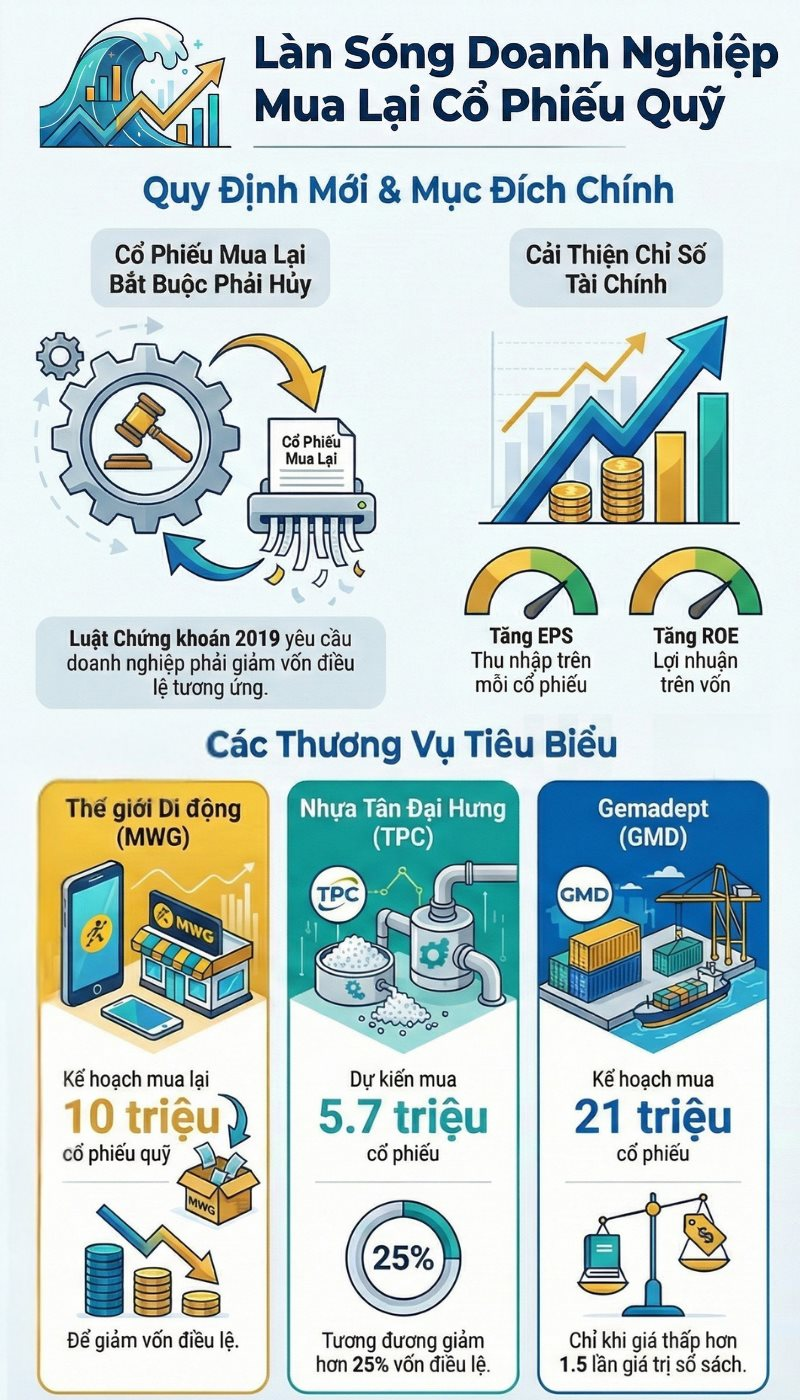 Loạt công ty Thế giới di động, Nhựa Tân Đại Hưng, T-Corp, Gemadept có cùng một hành động- Ảnh 1.