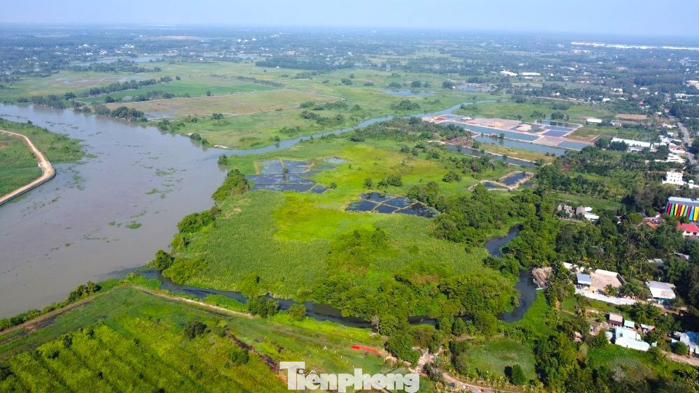 Nhìn từ trên cao khu vực sẽ có bến cảng, khu đô thị ven sông phía Bắc TPHCM- Ảnh 6.