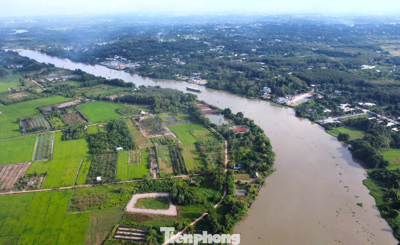 Nhìn từ trên cao khu vực sẽ có bến cảng, khu đô thị ven sông phía Bắc TPHCM- Ảnh 7.