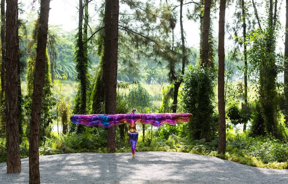 Bảo tàng ngoài trời nằm giữa rừng thông đang gây sốt: Cách Hà Nội hơn 1 tiếng lái xe, quy tụ hơn 100 tác phẩm được dàn dựng giữa không gian ngập nắng và gió- Ảnh 5.