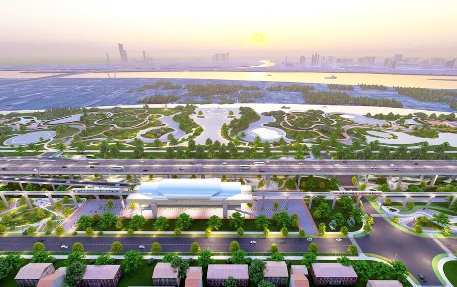 Hà Nội đề xuất chọn phương án đi trên đê hiện hữu cho đại lộ cảnh quan sông Hồng- Ảnh 1.