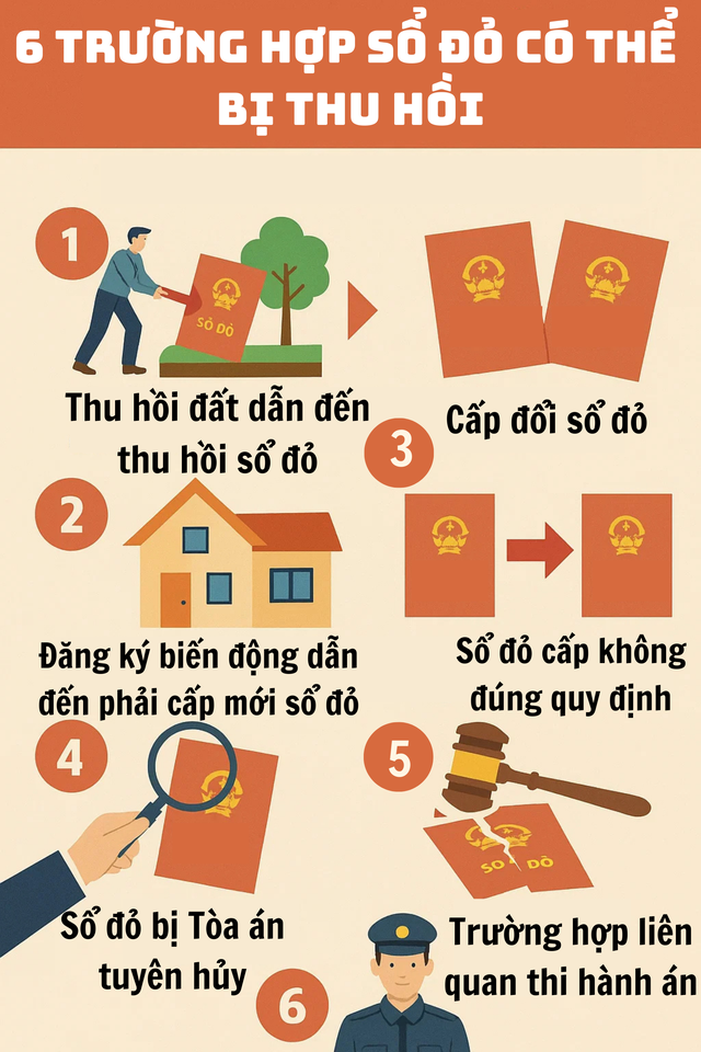 6 trường hợp Sổ đỏ bị thu hồi từ năm 2025: Người dân cần đặc biệt lưu ý một điều- Ảnh 1.