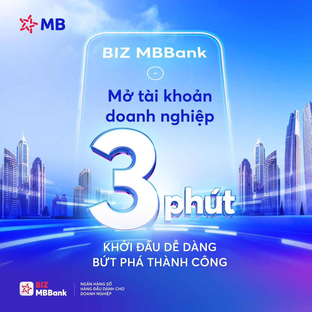 BIZ MBBank: 3 phút sở hữu tài khoản trực tuyến, doanh nghiệp không cần đến ngân hàng - Ảnh 2.