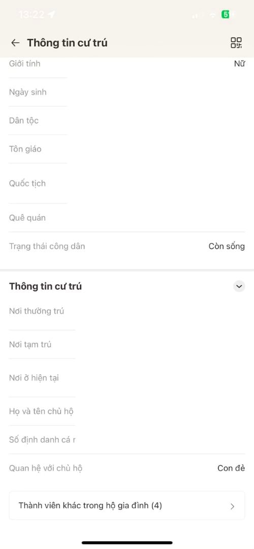 Cách chỉnh sửa thông tin địa chỉ thường trú, tạm trú đang bị sai trên ứng dụng VNeID đơn giản- Ảnh 2.