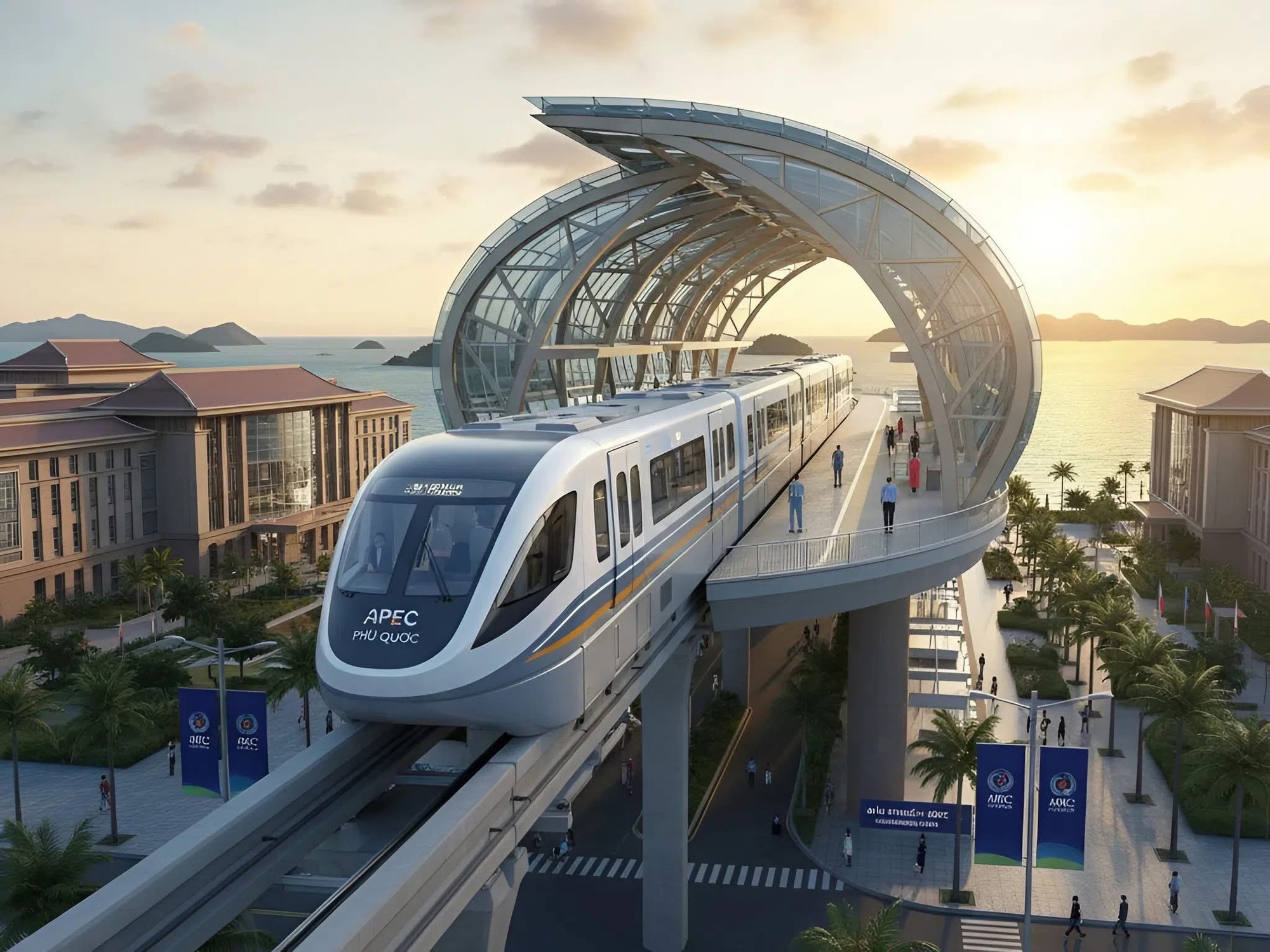 Thần tốc: Chỉ 8 ngày nữa, Sun Group sẽ khởi công tuyến metro 9.000 tỷ đồng, dài gần 18km ở đặc khu lớn nhất Việt Nam - Ảnh 1.