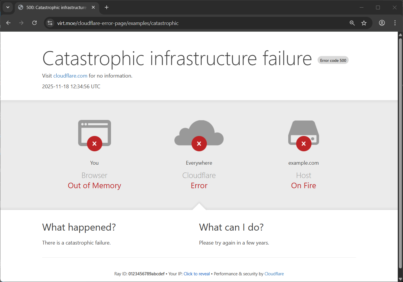 Một khứa coder nào đó "rảnh nhưng có tâm" tạo hẳn công cụ giả trang lỗi Cloudflare và Internet lập tức bối rối- Ảnh 2.