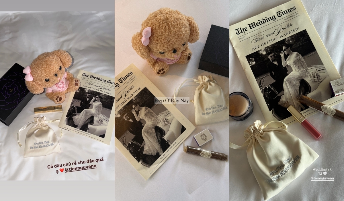 Chu đáo như vợ chồng hào môn Tiên Nguyễn: Chuẩn bị set quà chục triệu, với 2 thứ đặc biệt cho khách mời- Ảnh 3.