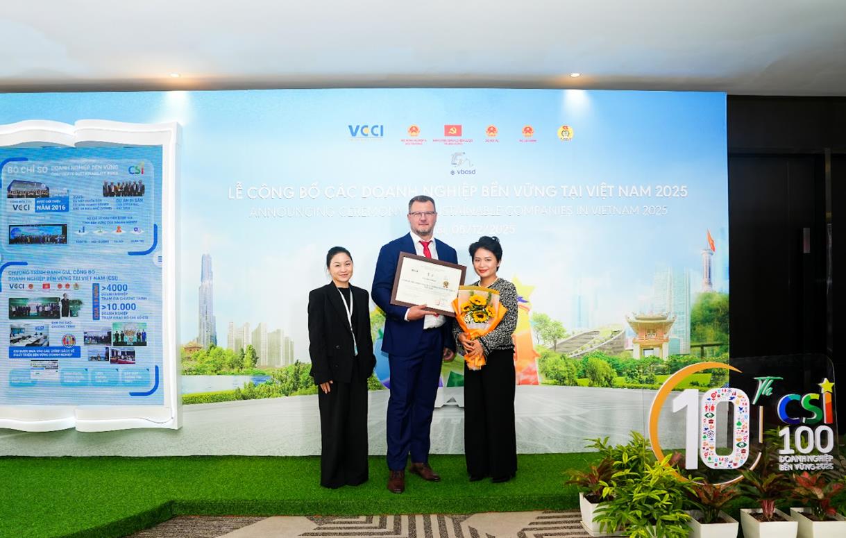 Home Credit lọt top 10 Doanh nghiệp Bền vững lĩnh vực Thương mại - Dịch vụ - Ảnh 1. Home Credit lọt top 10 Doanh nghiệp Bền vững lĩnh vực Thương mại - Dịch vụ - Ảnh 1.