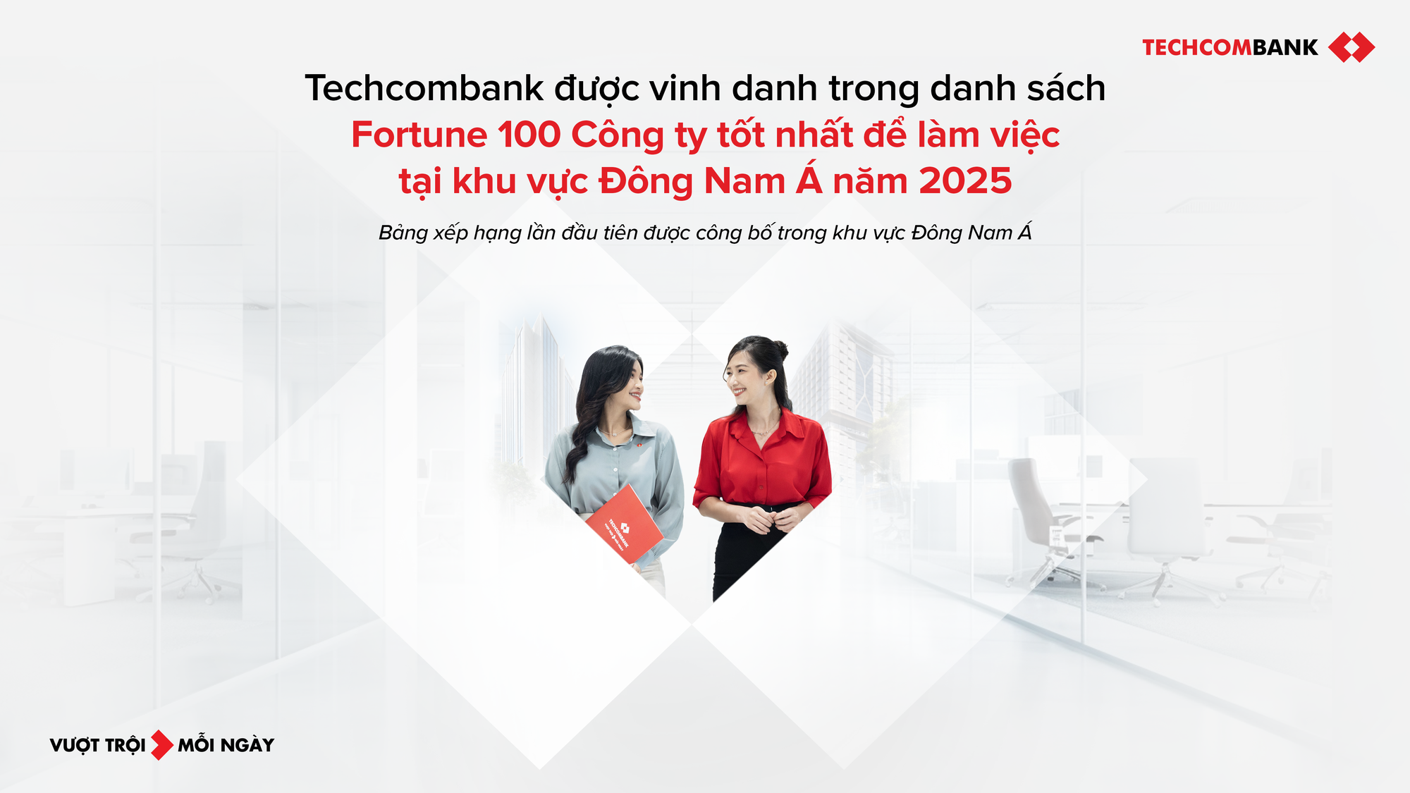 Techcombank lọt top 100 nơi làm việc tốt nhất Đông Nam Á  - Ảnh 1.