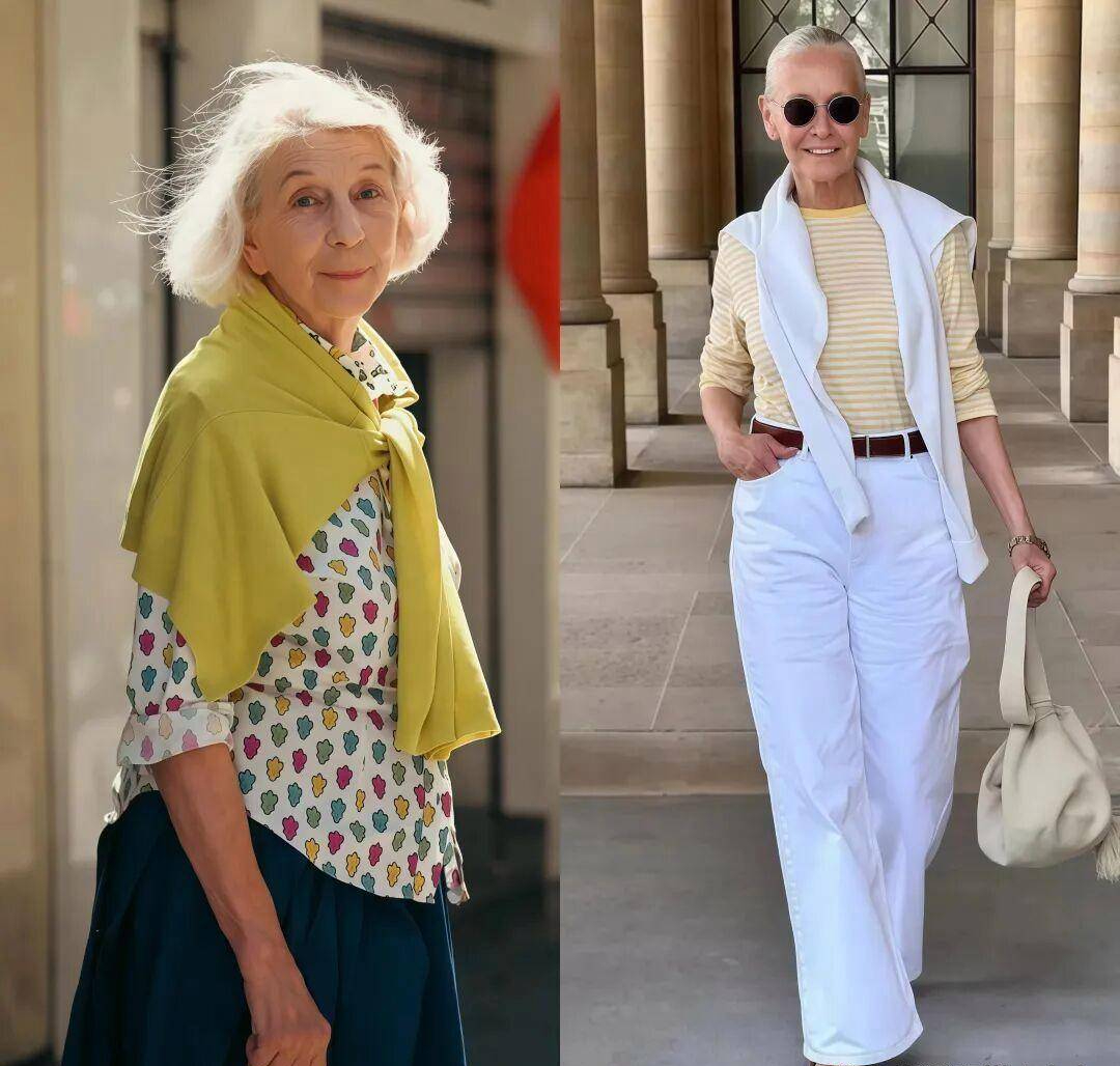 Học phụ nữ Pháp cách "già đi kiêu hãnh": Tóc bạc cứ để tự nhiên, quên ngay những bộ "đồ bà già" rộng thùng thình- Ảnh 2.