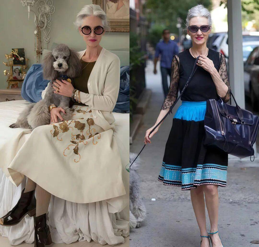 Học phụ nữ Pháp cách "già đi kiêu hãnh": Tóc bạc cứ để tự nhiên, quên ngay những bộ "đồ bà già" rộng thùng thình- Ảnh 3.