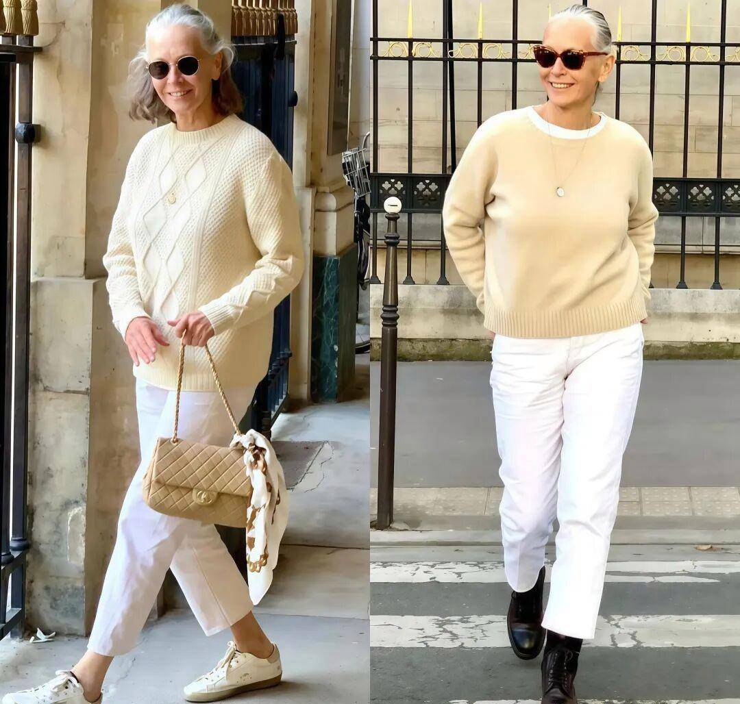 Học phụ nữ Pháp cách "già đi kiêu hãnh": Tóc bạc cứ để tự nhiên, quên ngay những bộ "đồ bà già" rộng thùng thình- Ảnh 7.