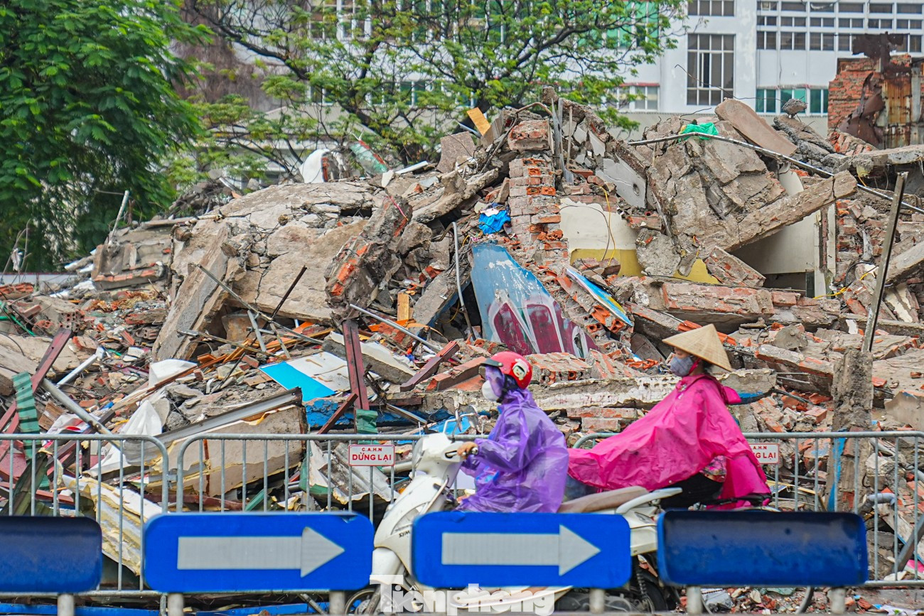 Dự án đường Vành đai 1 đoạn Hoàng Cầu - Voi Phục 'thần tốc' giải phóng mặt bằng- Ảnh 14.