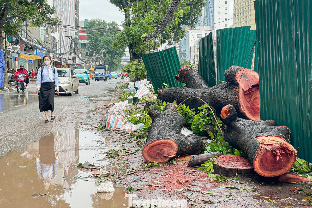 Dự án đường Vành đai 1 đoạn Hoàng Cầu - Voi Phục 'thần tốc' giải phóng mặt bằng- Ảnh 28.