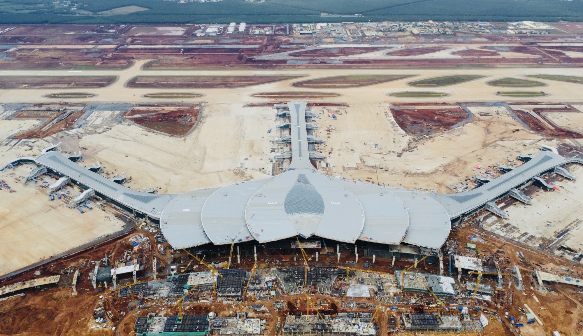 Sân bay Long Thành đón chuyến bay đầu tiên: Khánh thành siêu dự án 2023 - Ảnh 1. Sân bay Long Thành đón chuyến bay đầu tiên: Khánh thành siêu dự án 2023 - Ảnh 1.