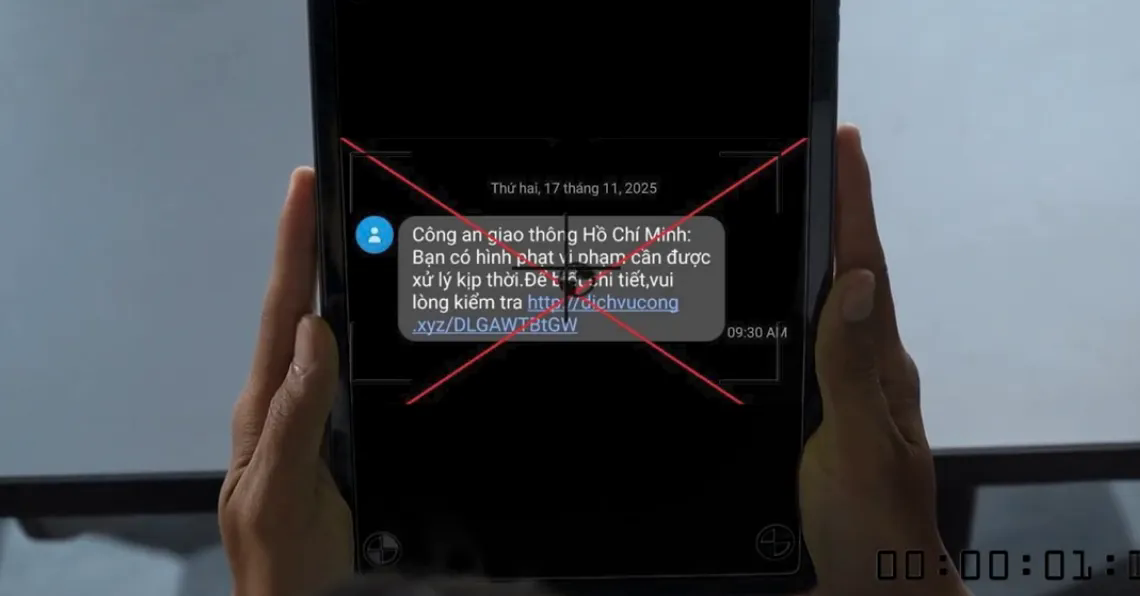 Mất hàng trăm triệu đồng vì tin nhắn phạt nguội lừa đảo- Ảnh 1. Mất hàng trăm triệu đồng vì tin nhắn phạt nguội lừa đảo- Ảnh 1.