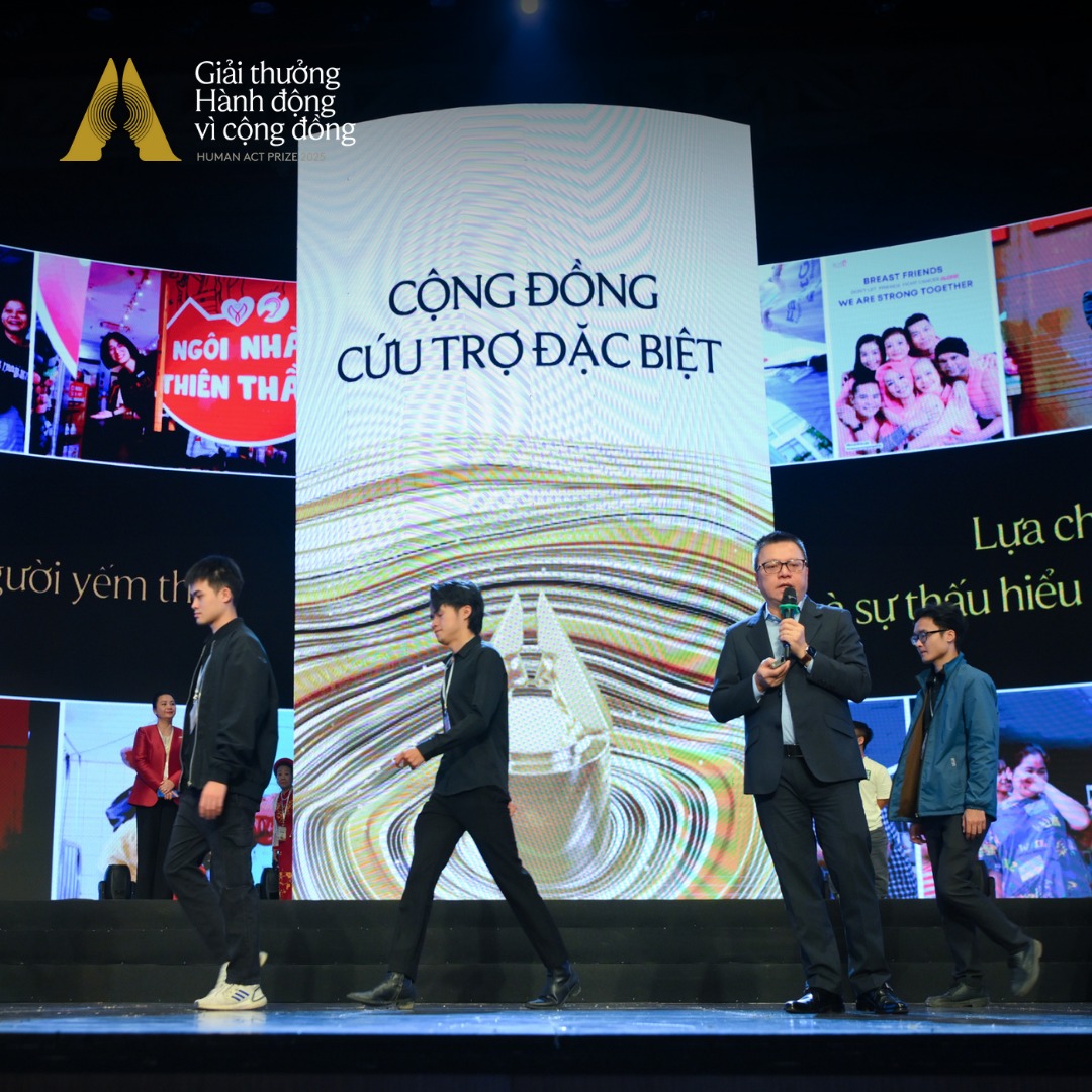Gala trao giải Human Act Prize 2025: Vinh danh những dự án xuất sắc, nỗ lực vì mục tiêu kiên trì phụng sự - Ảnh 3.