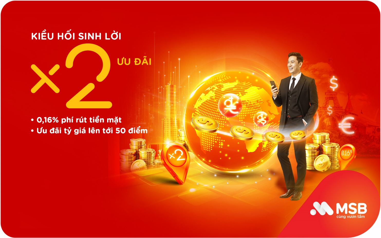 MSB nhân đôi lợi ích cho khách hàng nhận kiều hối - Ảnh 1.