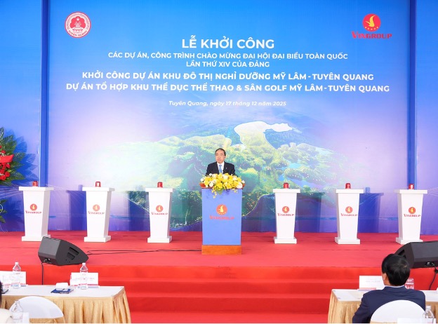 Vingroup khởi công đô thị nghỉ dưỡng suối khoáng và tổ hợp thể dục thể thao Mỹ Lâm – Tuyên Quang- Ảnh 4.