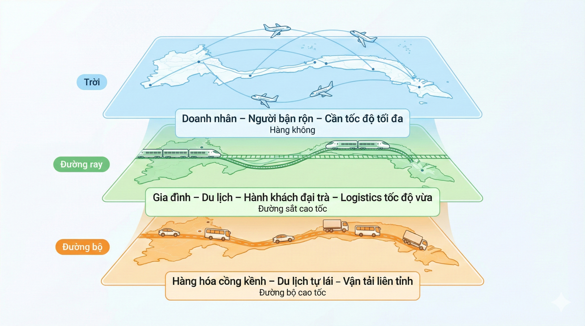 Đặt lên bàn cân đường bộ cao tốc, đường sắt cao tốc và đường bay thẳng Hà Nội: TP.HCM: Loại hình nào sẽ chiếm ưu thế? - Ảnh 8.