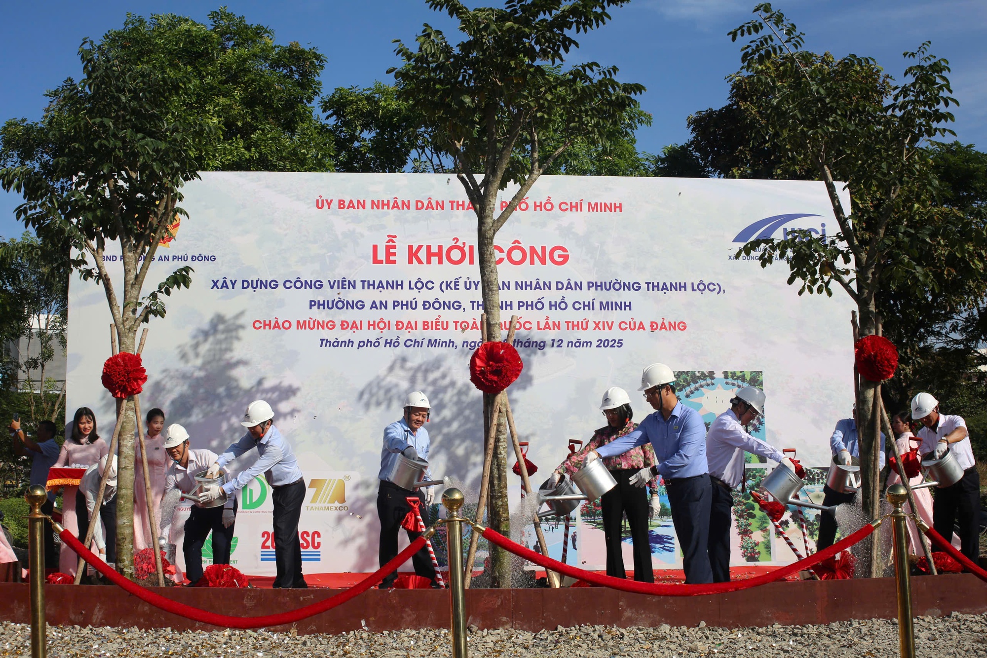 TPHCM khởi công công viên Thạnh Lộc gần 54 tỉ đồng - Ảnh 1.