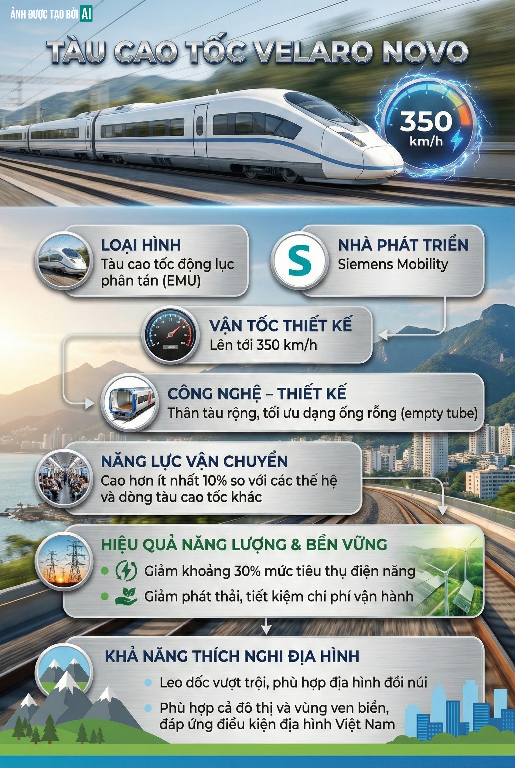 Vingroup bắt tay "ông lớn" Đức đưa tàu tiên tiến nhất thế giới về nước: Chạy 350km/h, thân rộng, biết leo dốc - Ảnh 3.