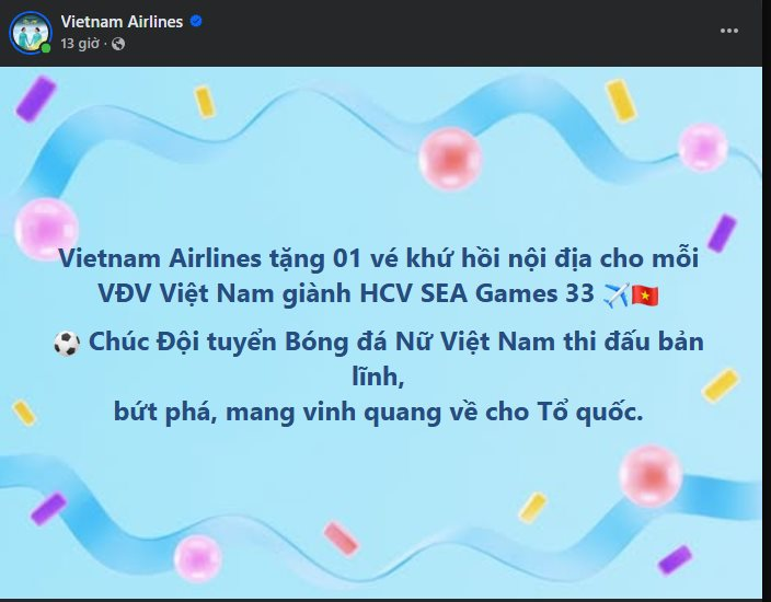 Vietnam Airlines thưởng nóng cho các VĐV nước nhà giành Huy chương Vàng tại SEA Games 33- Ảnh 2.