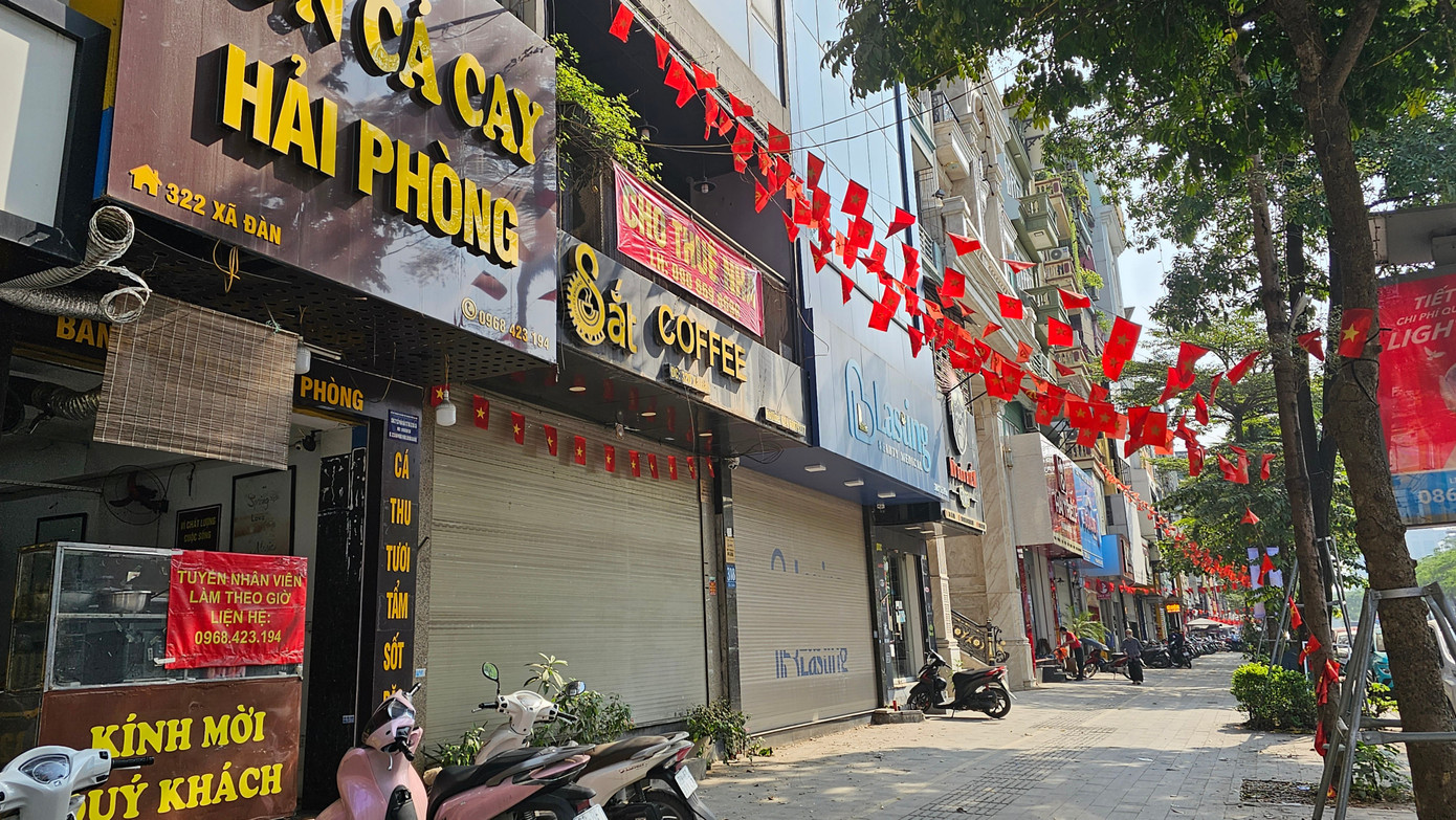 Cảnh nhà mặt phố cho thuê tại 'đất vàng' Hà Nội ế khách dịp cuối năm- Ảnh 2.