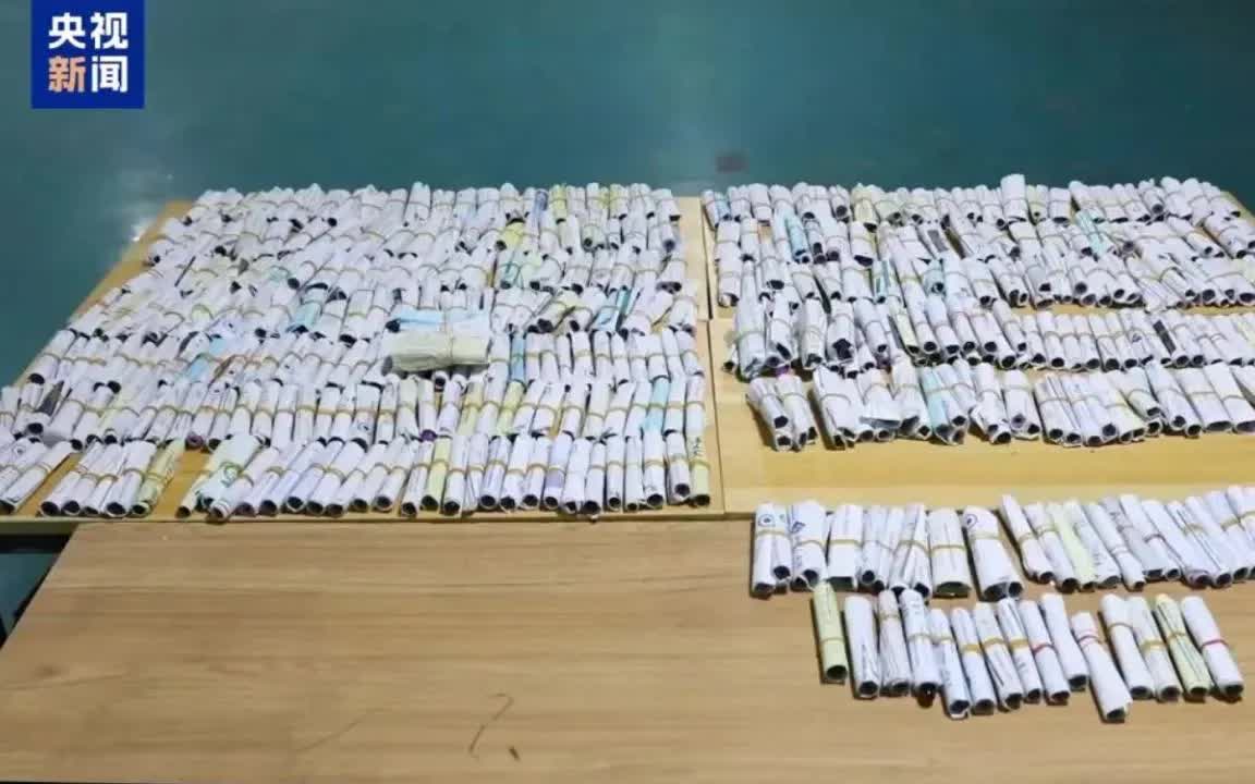 Tang vật vụ án bị Hải quan Quảng Châu thu giữ (Ảnh: CCTV)