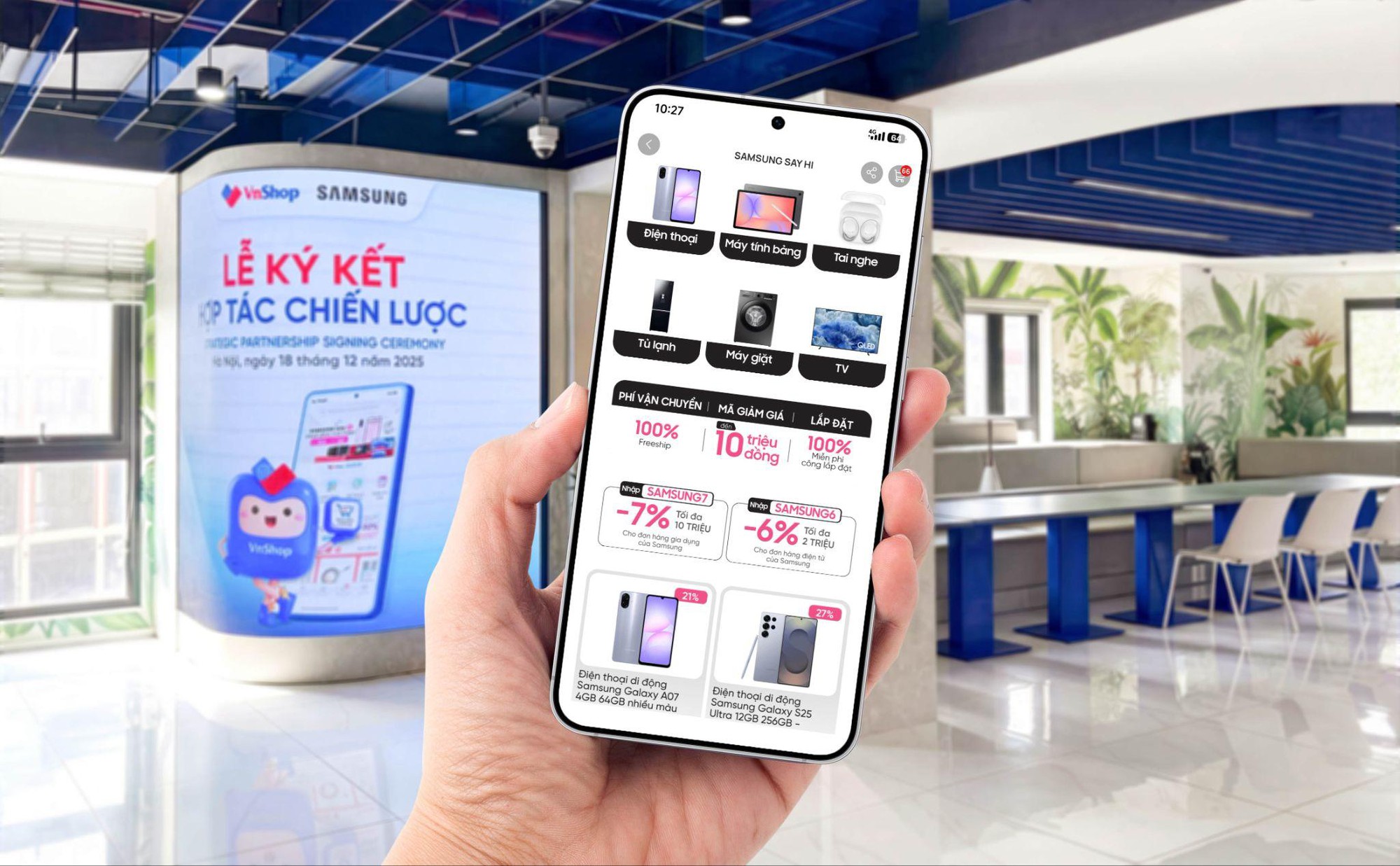 Samsung chính thức đưa sản phẩm lên VnShop thông qua hợp tác chiến lược - Ảnh 2.