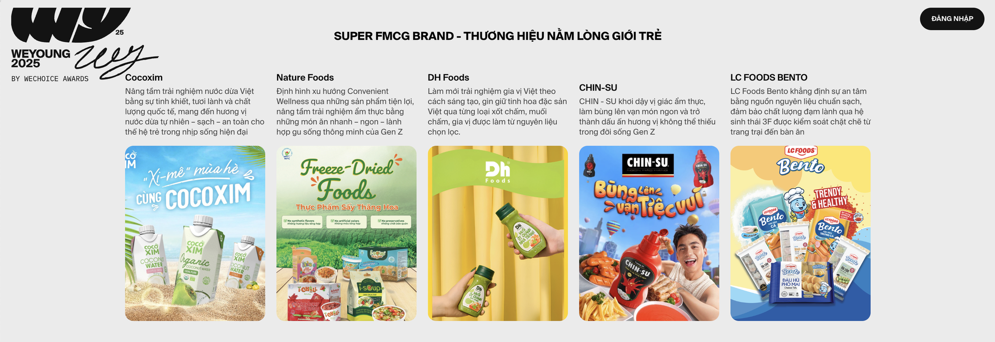 Super FMCG Brand: Đây là những nhãn hàng FMCG đang được giới trẻ "ưa chuộng" nhất WeYoung 2025! - Ảnh 1.