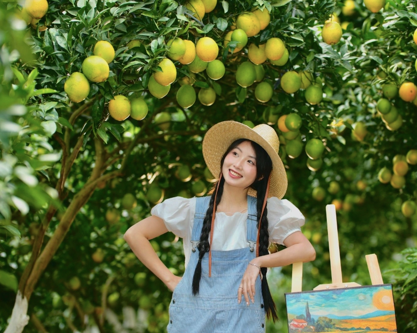 Vườn cam như trong phim hút khách du lịch Mộc Châu- Ảnh 9.