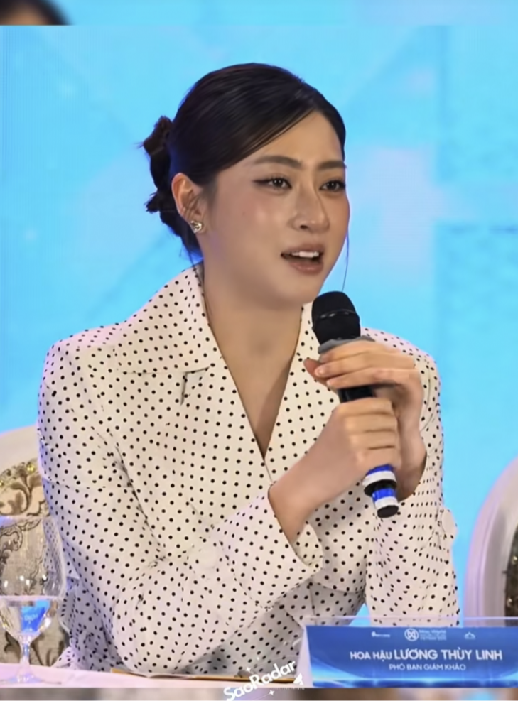 Lương Thùy Linh bị chê xuống sắc- Ảnh 2.