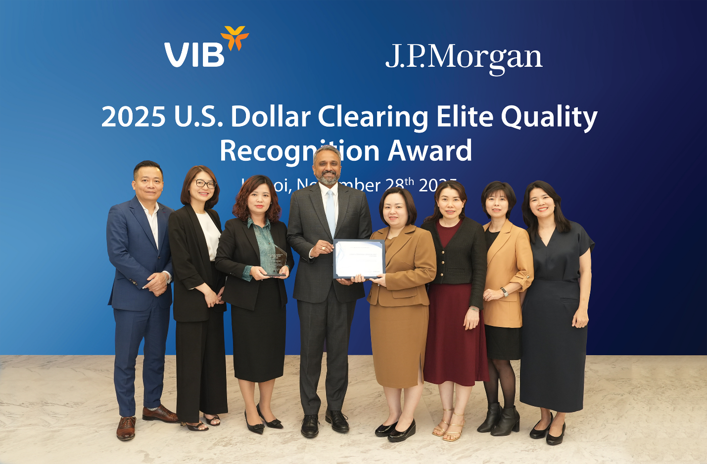 VIB được JP Morgan vinh danh Giải thưởng “Chất lượng Thanh toán quốc tế xuất sắc năm 2025”- Ảnh 2.
