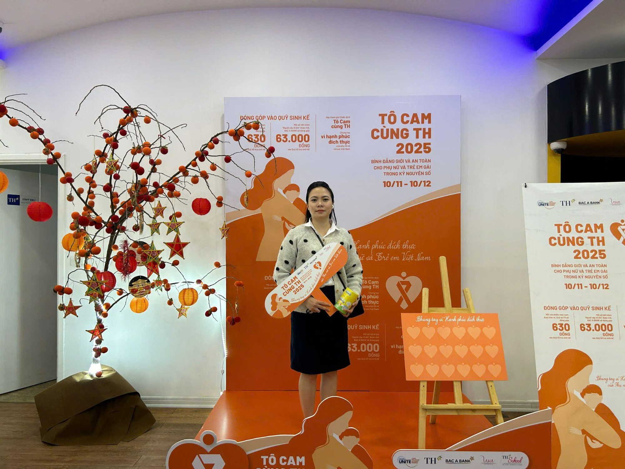 Hành trình TH “tô cam” vì hạnh phúc của phụ nữ, trẻ em gái- Ảnh 3. Hành trình TH “tô cam” vì hạnh phúc của phụ nữ, trẻ em gái- Ảnh 3.