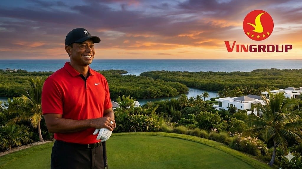 Huyền thoại Tiger Woods thiết kế sân golf cho tỷ phú Phạm Nhật Vượng- Ảnh 1.