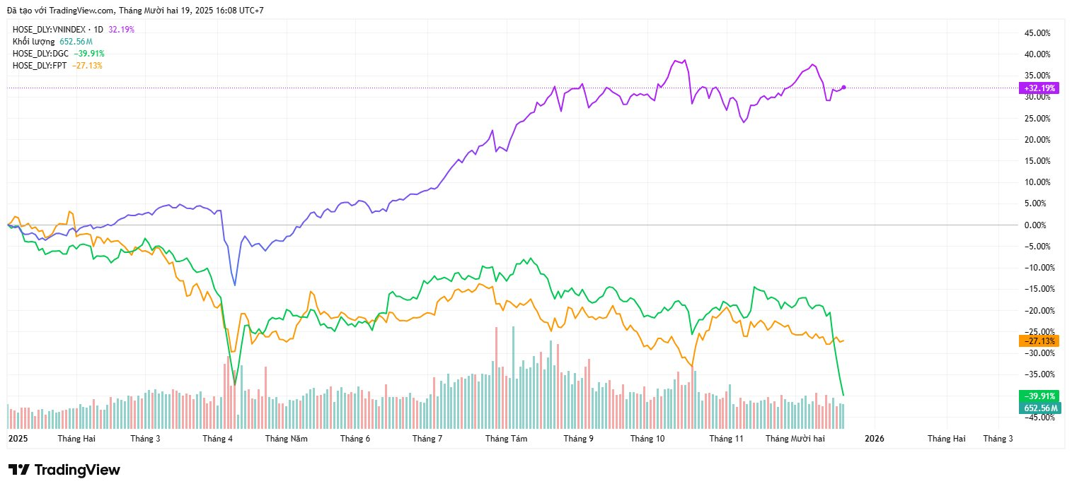 Một năm buồn của cổ phiếu AI trên sàn chứng khoán: Khi những "gã khổng lồ" FPT, DGC bỏ lỡ bữa tiệc- Ảnh 1.
