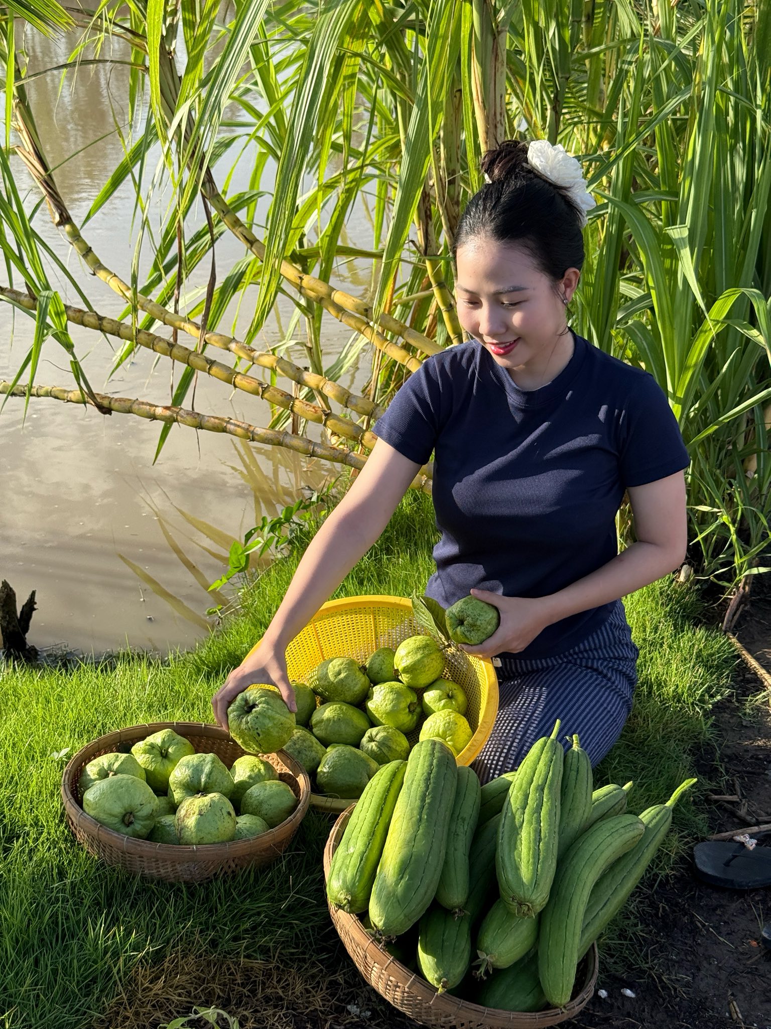 Bỏ phố về quê, vợ chồng miền Tây biến mảnh đất 3.000m2 khô cằn thành khu vườn được quy hoạch thẳng tắp như "chơi game" - Ảnh 14.