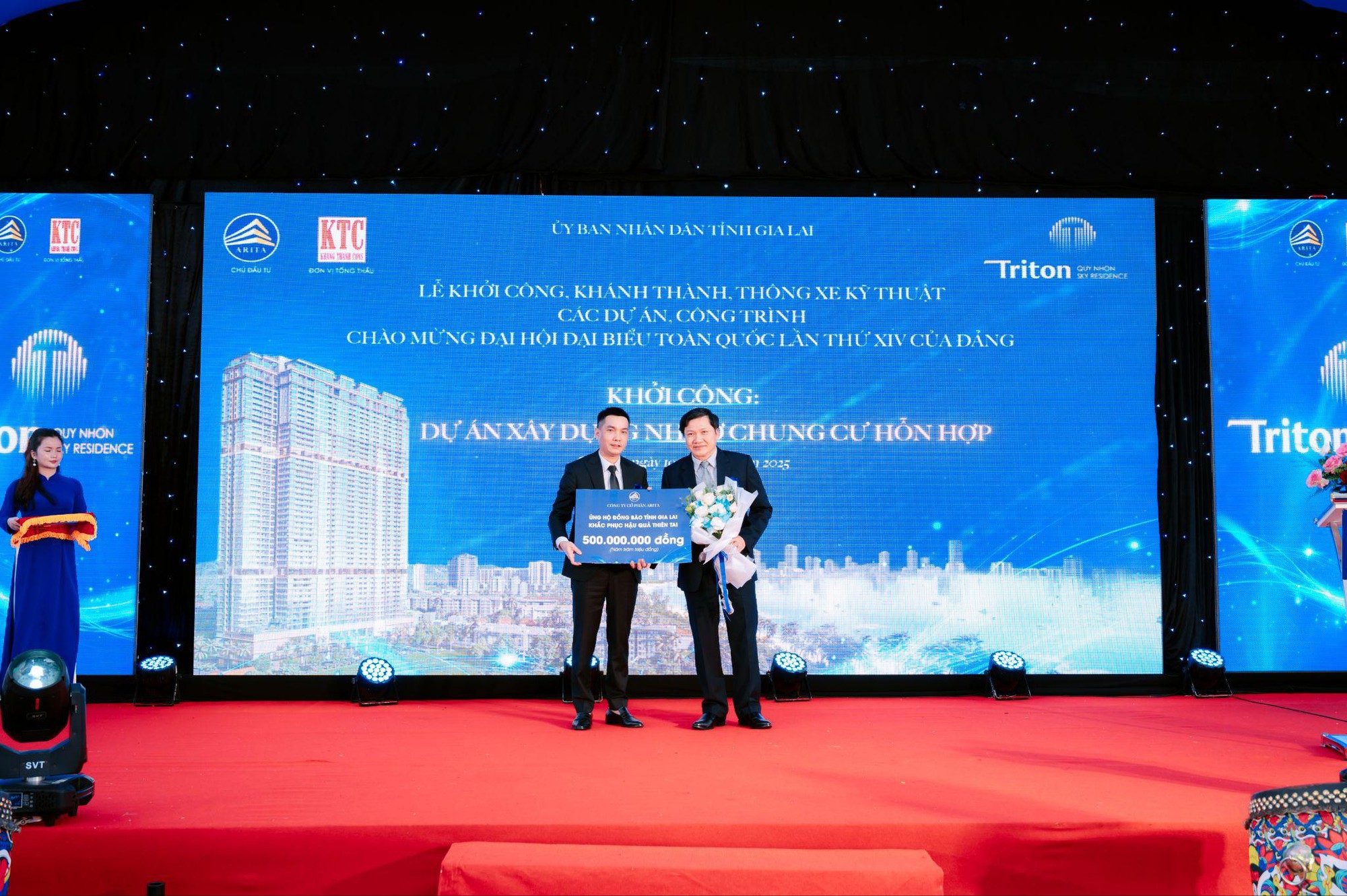 Khởi công dự án xây dựng nhà ở chung cư hỗn hợp hơn 3.500 tỷ đồng Triton - Quy Nhon Sky Residence - Ảnh 2.