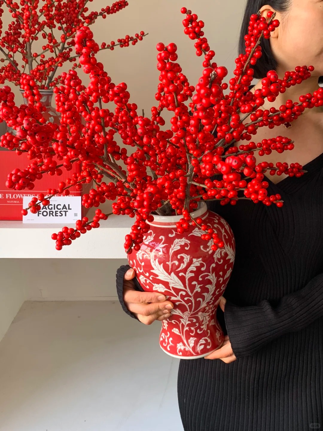 Bí kíp cắm đào đông đỏ chơi bền xuyên Tết 2026: Loài "trân châu đỏ" giúp gia chủ vượng khí, đỏ vận cả năm - Ảnh 21.