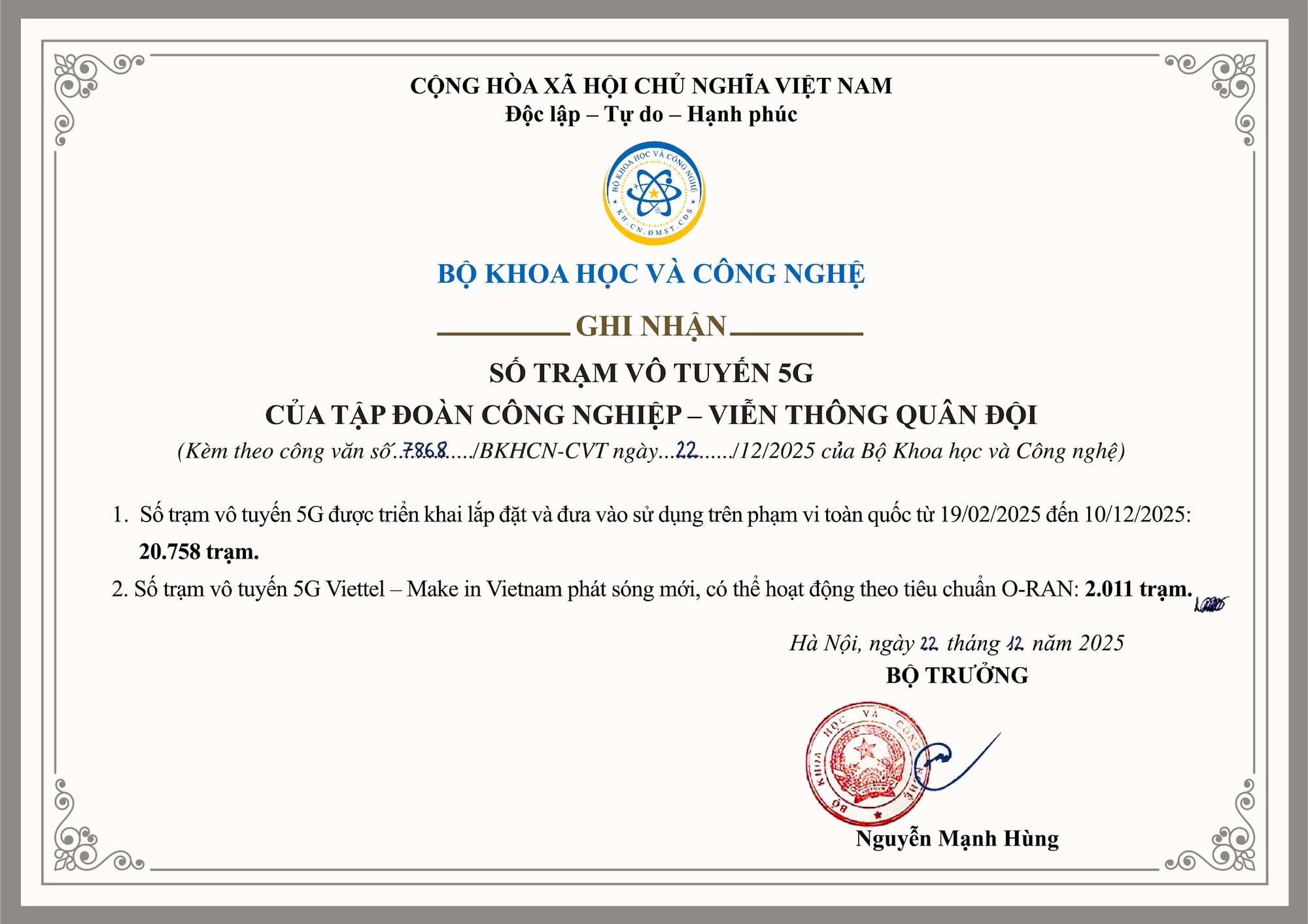 Cuộc cách mạng hạ tầng 5G: Từ người dùng công nghệ đến nhà kiến tạo nền tảng - Ảnh 2.