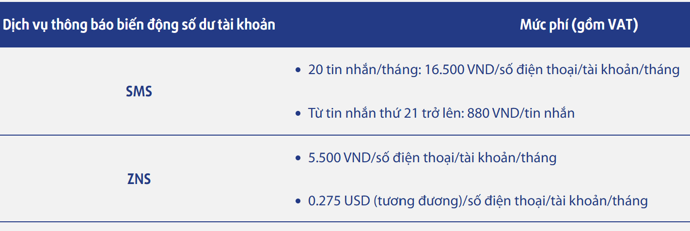 Từ hôm nay, một số dịch vụ tại ngân hàng này bắt đầu tính phí mới- Ảnh 1.