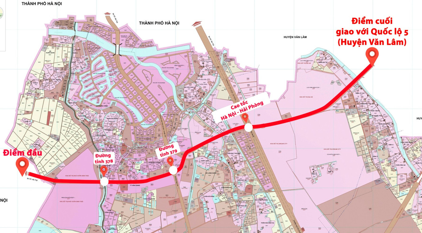Hưng Yên làm đường 3,5 kết nối cầu Ngọc Hồi với QL5- Ảnh 1.