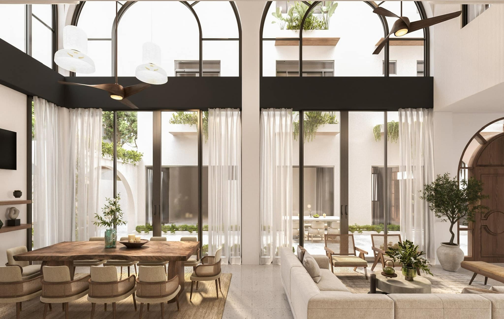 Mỹ nhân "win chặt" đường đua Noel: Tự tay trang trí biệt thự 1000m² đẹp chấn động thị giác - Ảnh 13.