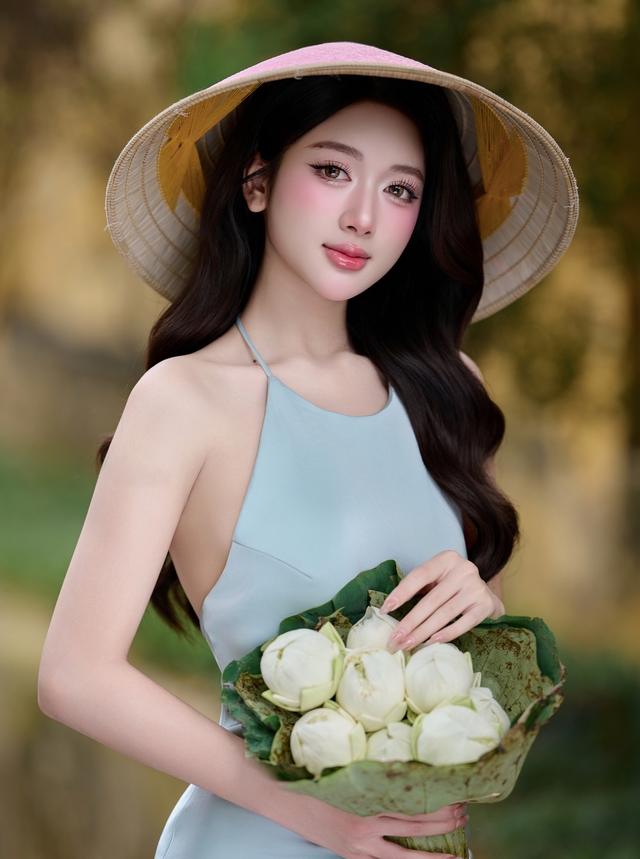 Nhan sắc của tân Á khôi 1 cuộc thi Hoa khôi Duyên dáng Áo dài Việt Nam 2025- Ảnh 2.