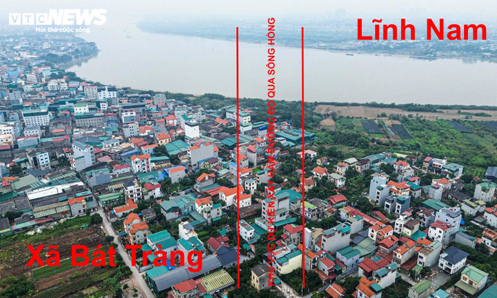 Mục sở thị vị trí Hà Nội dự kiến xây hầm đường bộ hơn 24.600 tỷ qua sông Hồng- Ảnh 1.