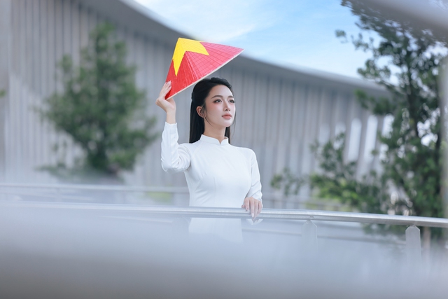 Nhan sắc của tân Á khôi 1 cuộc thi Hoa khôi Duyên dáng Áo dài Việt Nam 2025- Ảnh 4.